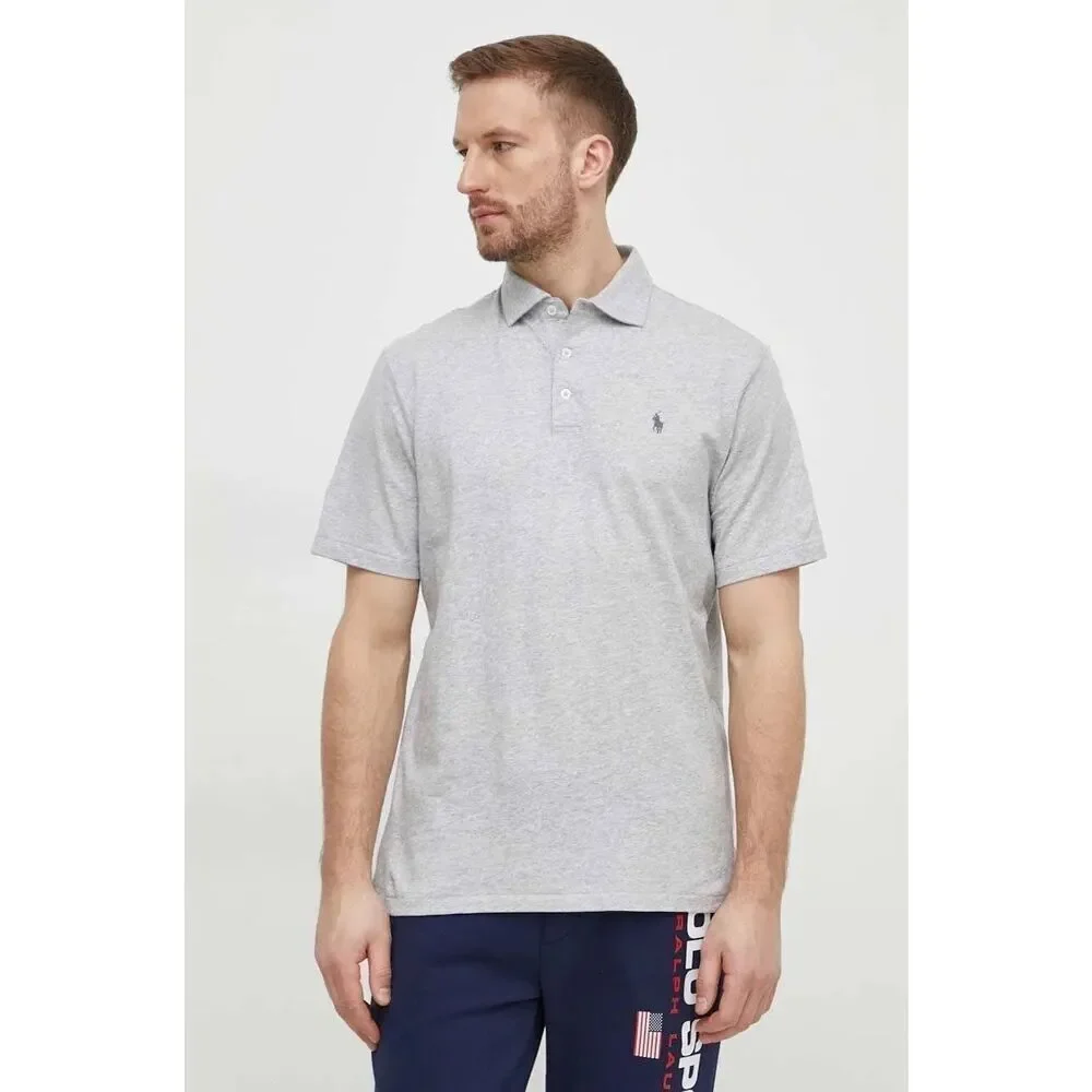 Polo Ralph Lauren NWT Classic Fit Cotton-Linen Mesh Polo Shirt Andover Heather